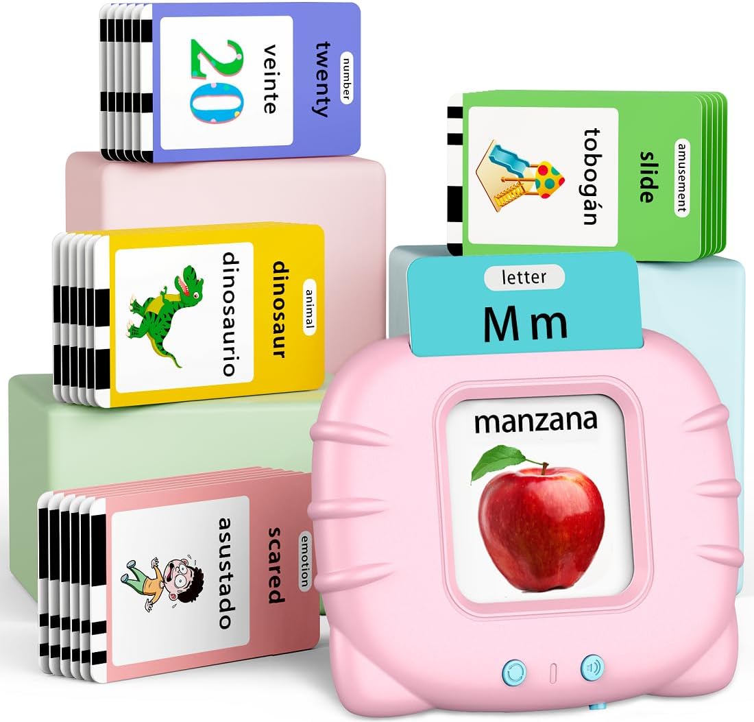 Magnetic IQ™ Bilingual Talking Flash Card Set