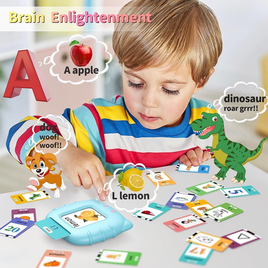 Magnetic IQ™ Bilingual Talking Flash Card Set