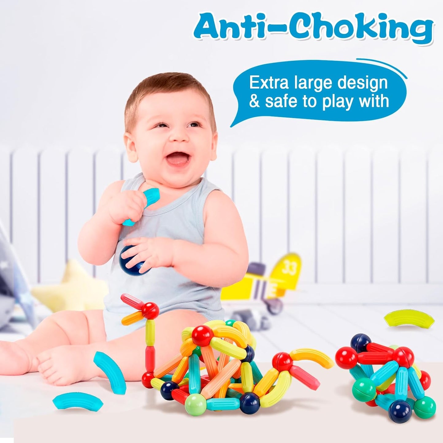 Magnetic IQ™ Building Stick Set