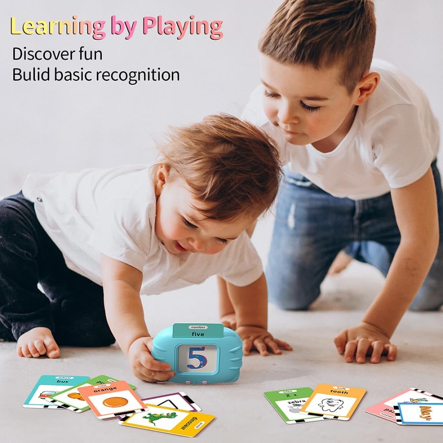 Magnetic IQ™ Bilingual Talking Flash Card Set