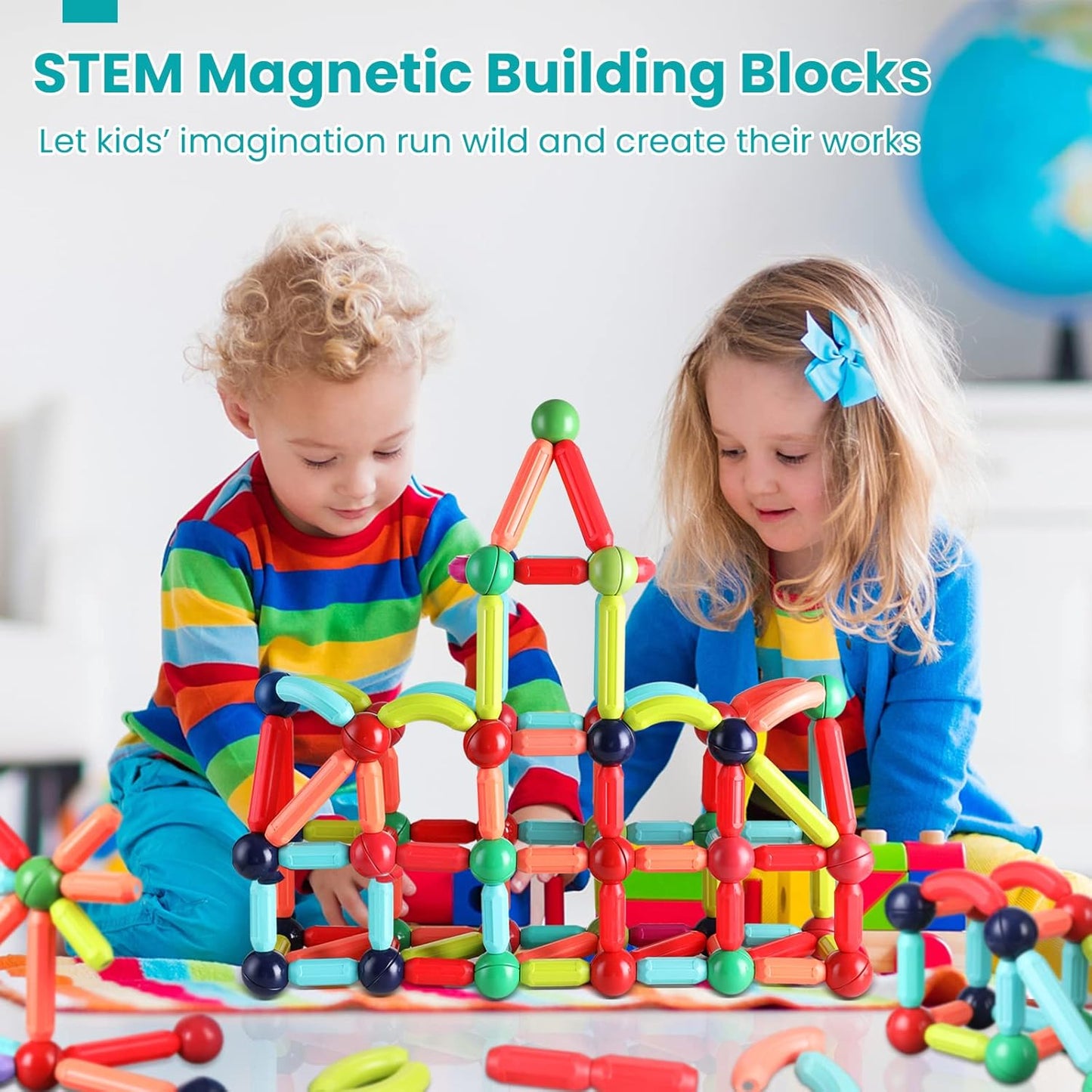 Magnetic IQ™ Building Stick Set